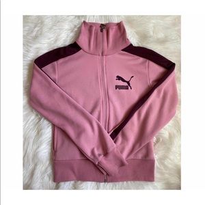 Vintage Pink Puma Track Jacket
